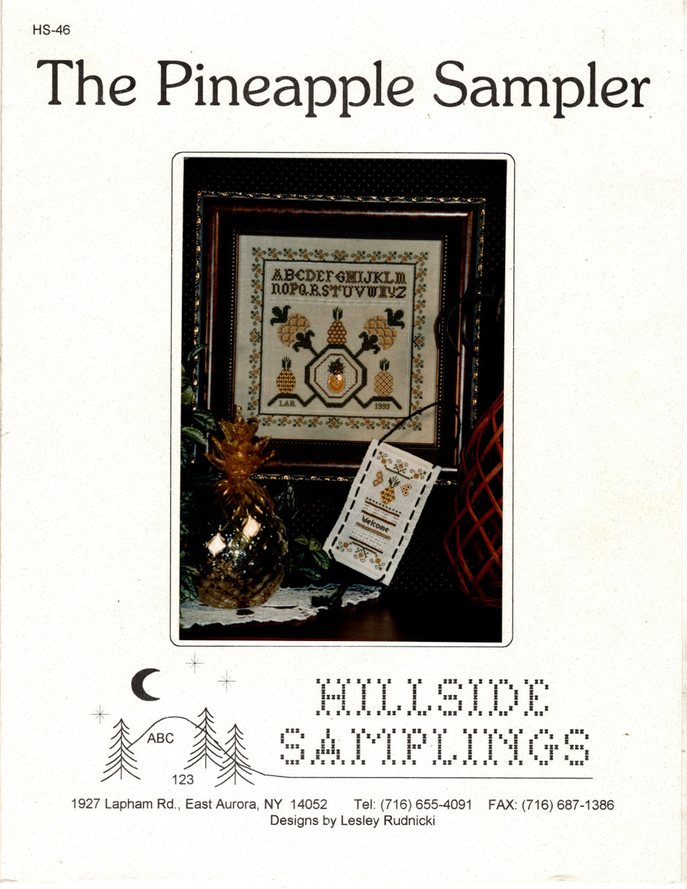 Welcome Pineapple Counted Cross Stitch Kit