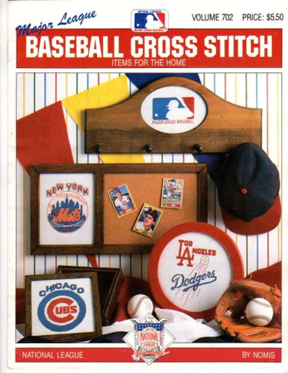 Nomis MAJOR LEAGUE BASEBALL CROSS STITCH National League Teams