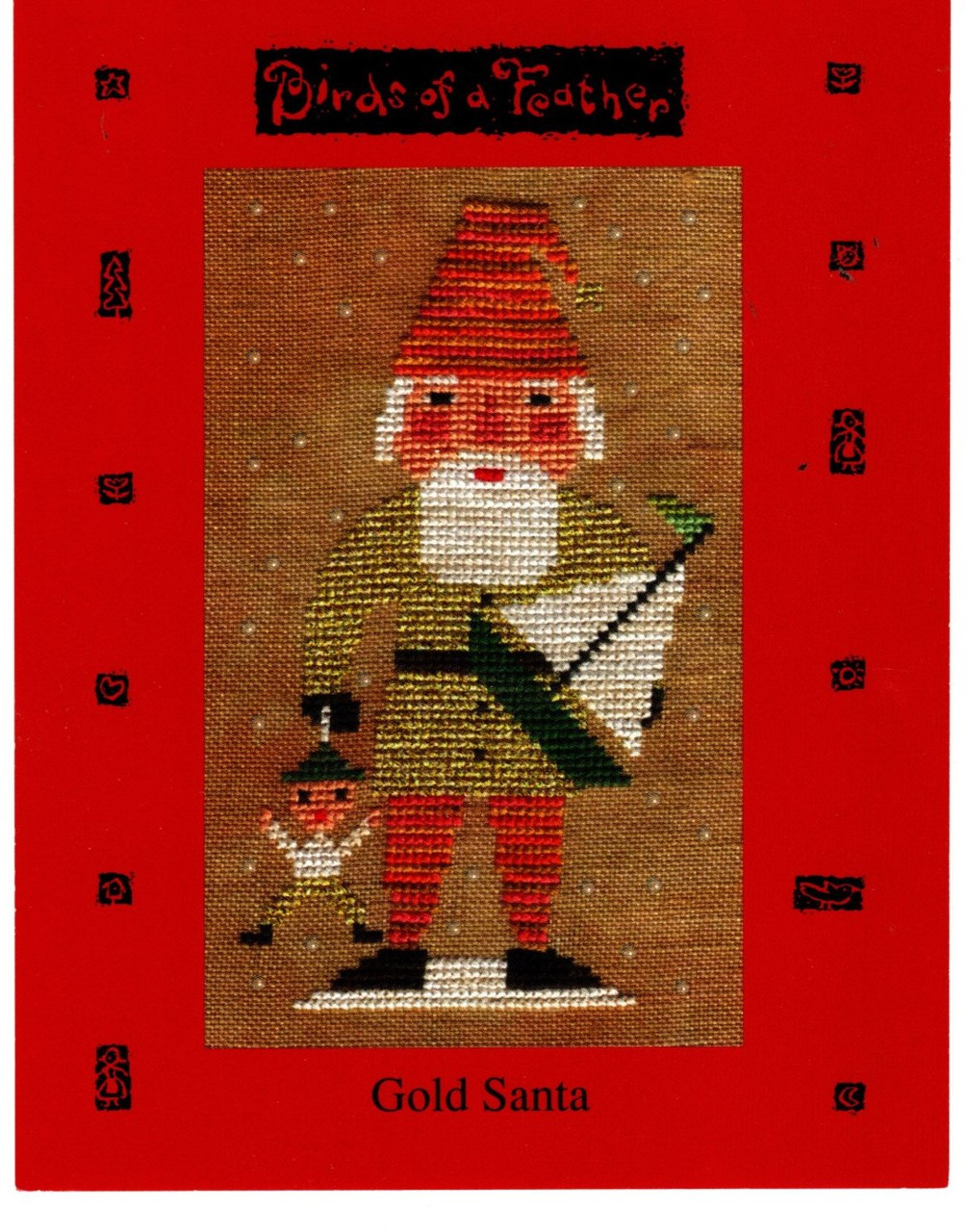 Birds of a Feather GOLD SANTA Hard to Find OOP