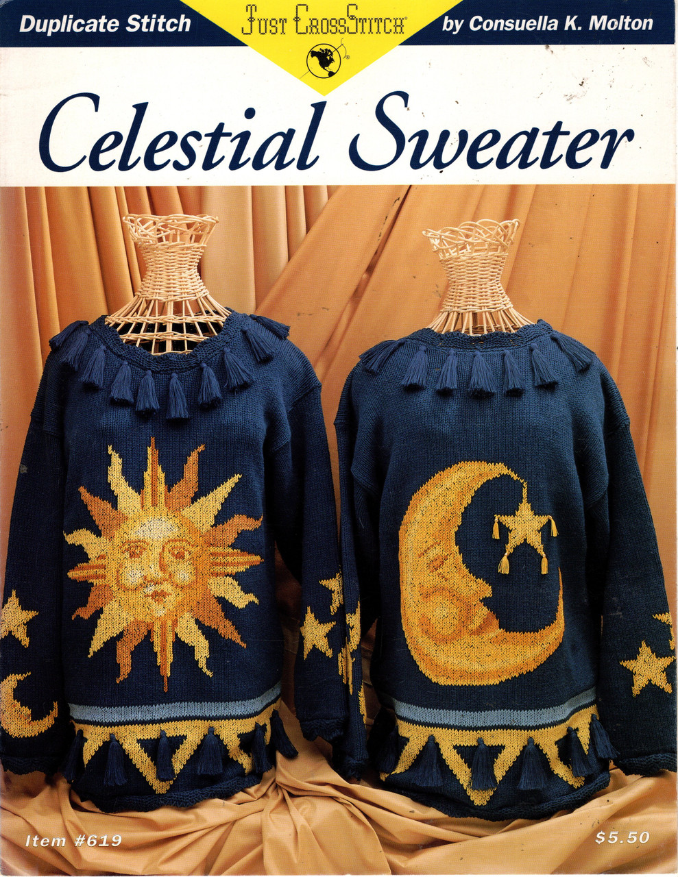Just Cross Stitch CELESTIAL SWEATER Duplicate Stitch
