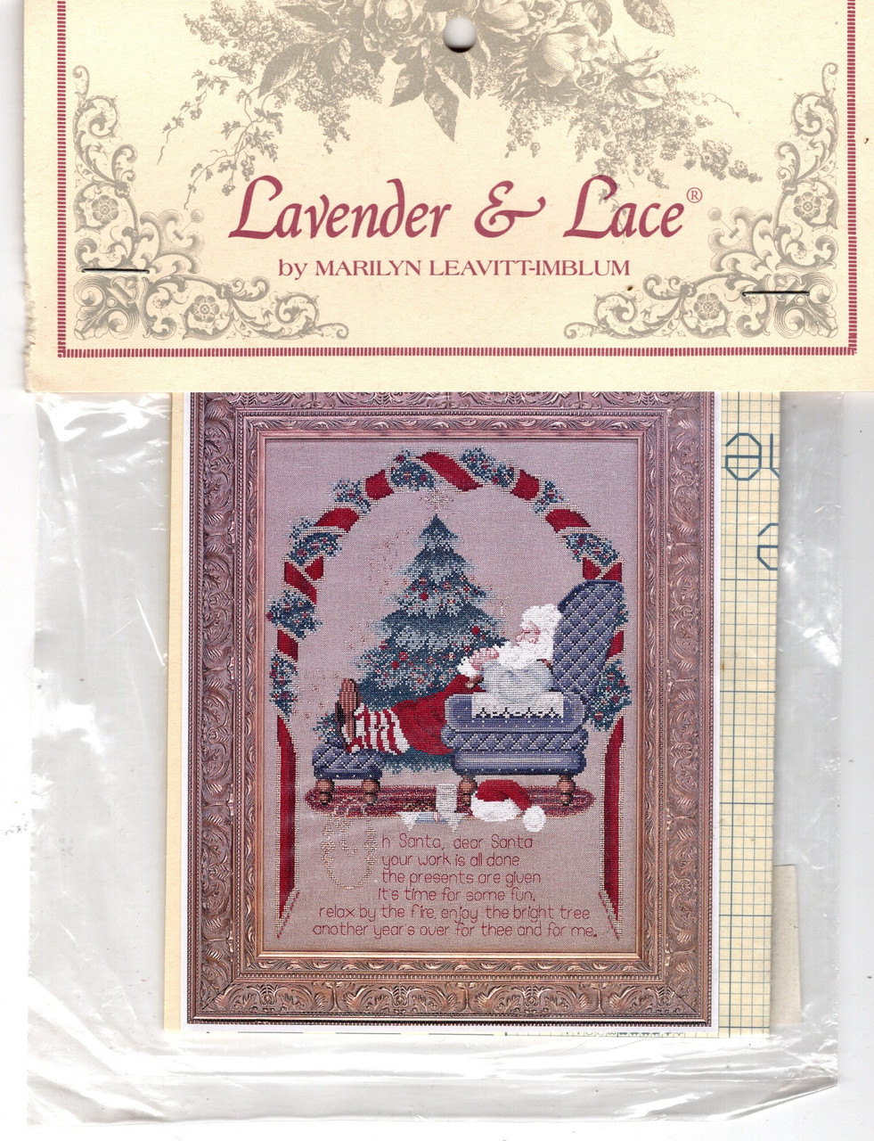 Kit Broderie Point De Croix 'Fairy Dreams' - Lavender & Lace Par Marylin Leavitt-Imblum - Comme Neuf