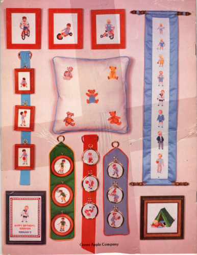 Green Apple LITTLE BOYS IN CROSS STITCH Macon Epps