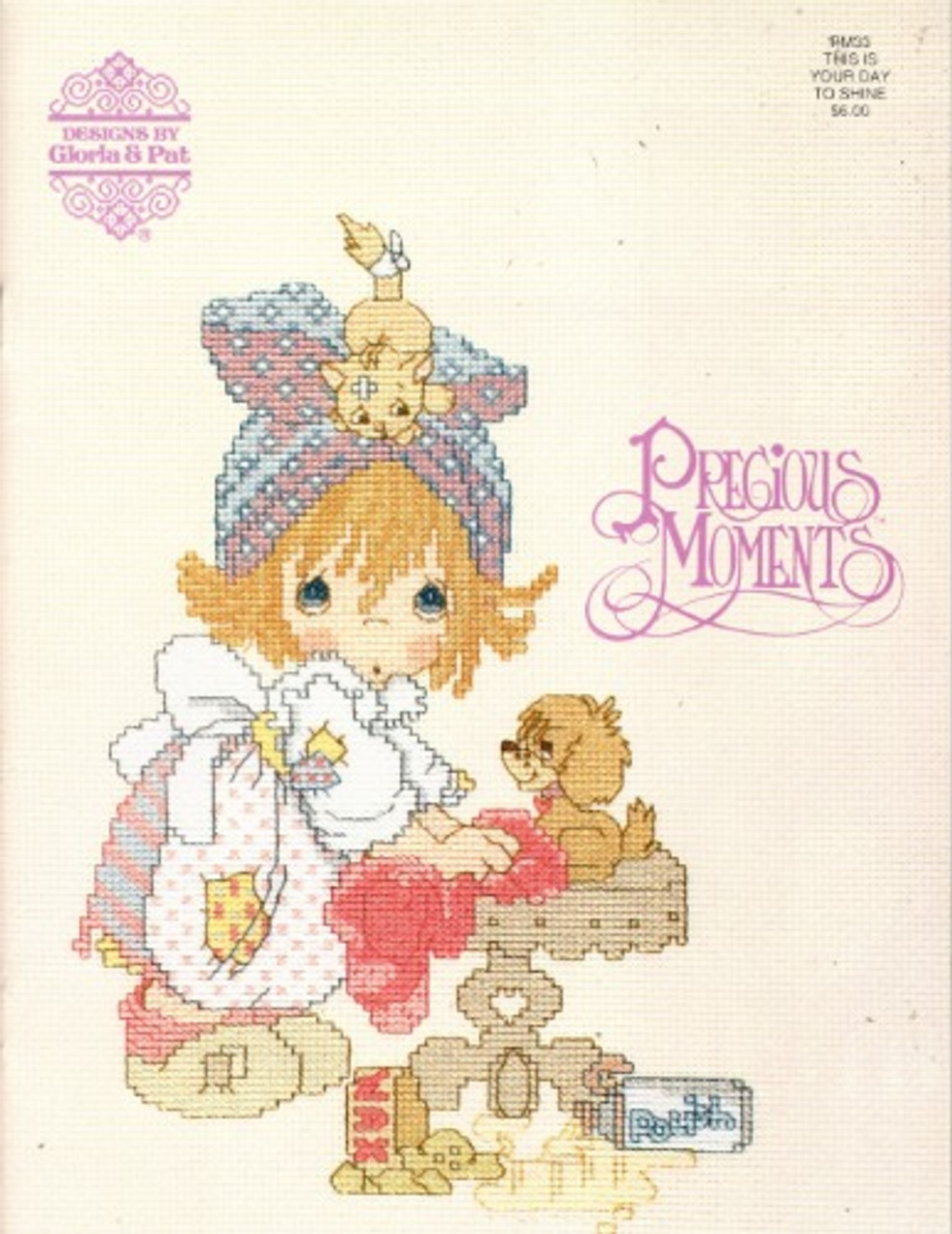 Vtg Precious Moments Cross Stitch Pattern Book Peace on Earth Gloria Pat PM4