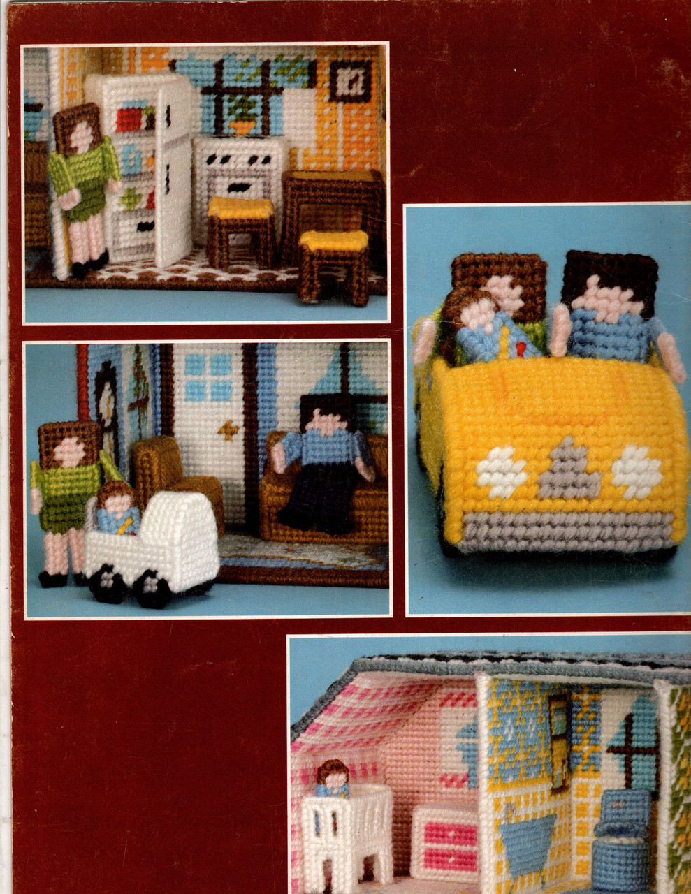 American School of Needlework PLASTIC CANVAS DOLLHOUSE BOOK