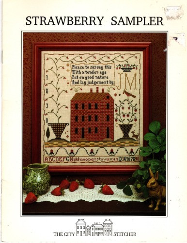 The City Stitcher STRAWBERRY SAMPLER