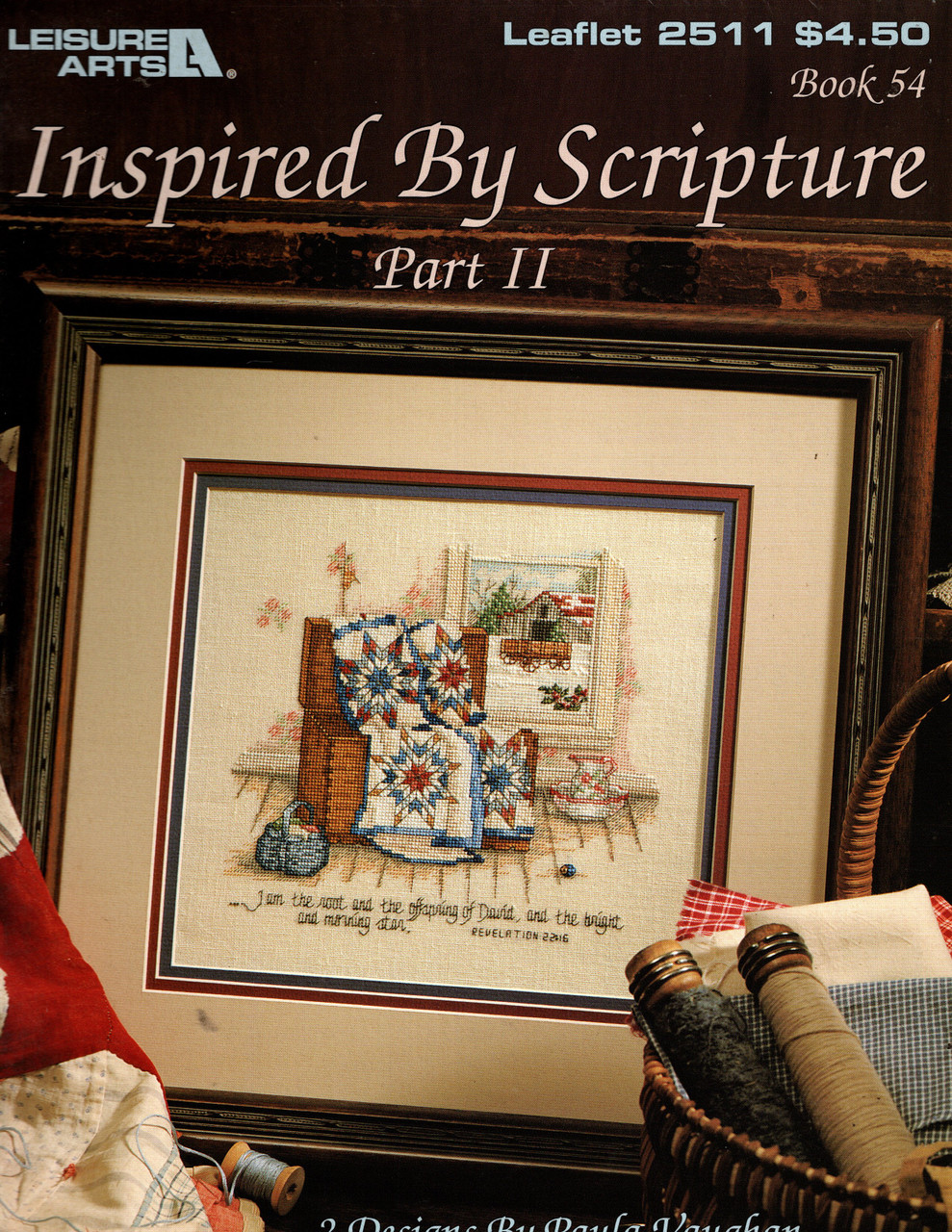 Leisure Arts INSPIRED BY SCRIPTURE Part Two Paula Vaughan Bk 54