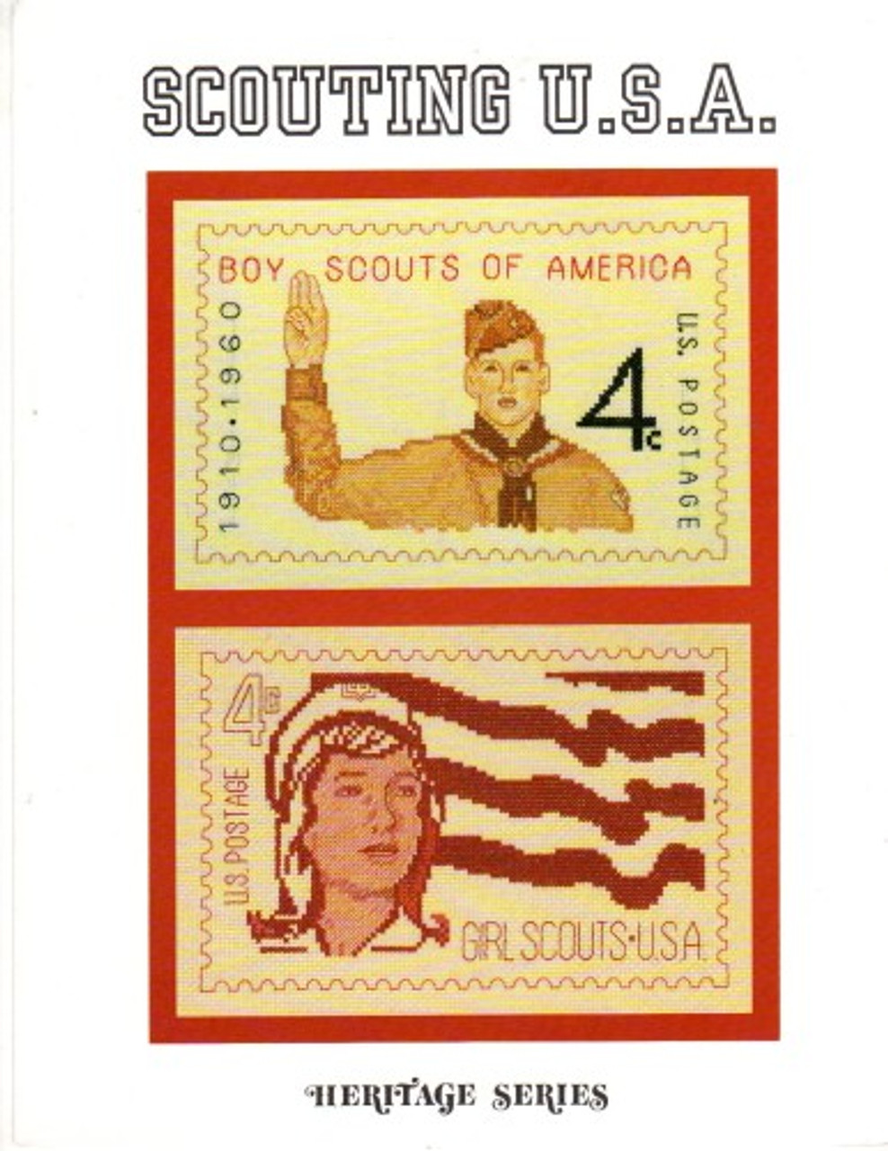 Heritage Series SCOUTING USA Postal Stamps Boy Scouts/Girls Scouts