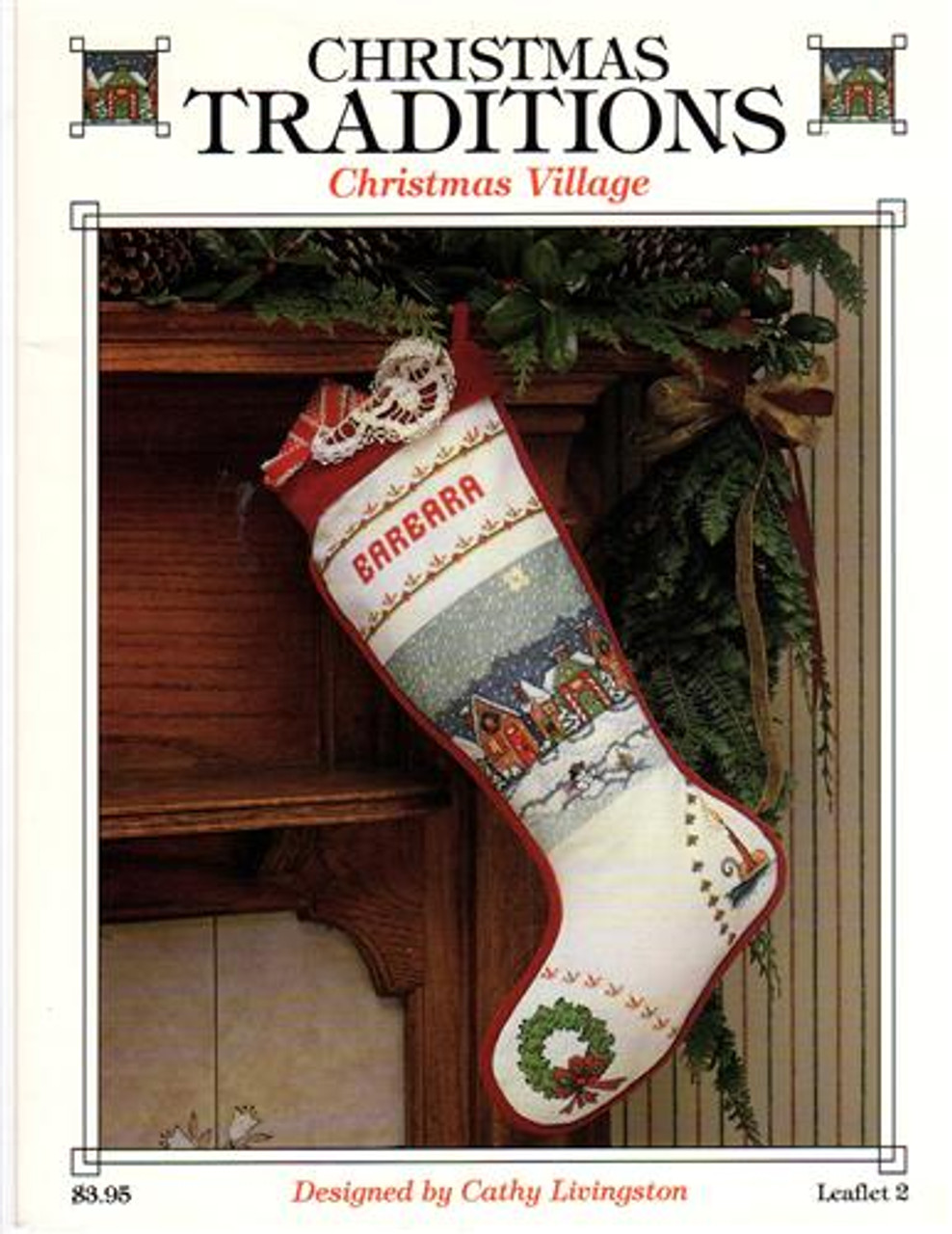 Christmas Village Stocking - Cross Stitch Pattern