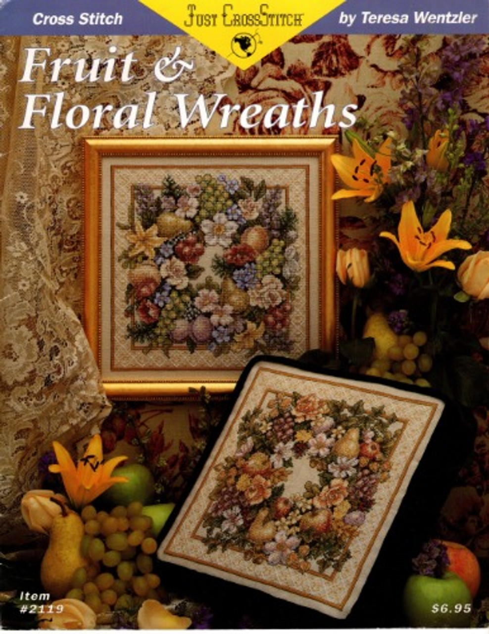 クロスステッチキット Teresa Wentzler リース 刺繍 輸入キット Dimensions クロスステッチキット Wildflower