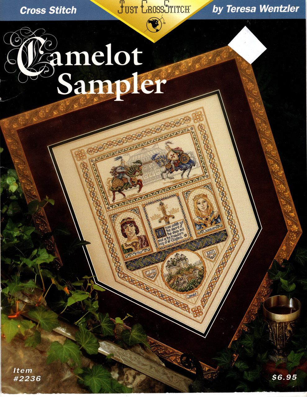 Just Cross Stitch CAMELOT SAMPLER Teresa Wentzler