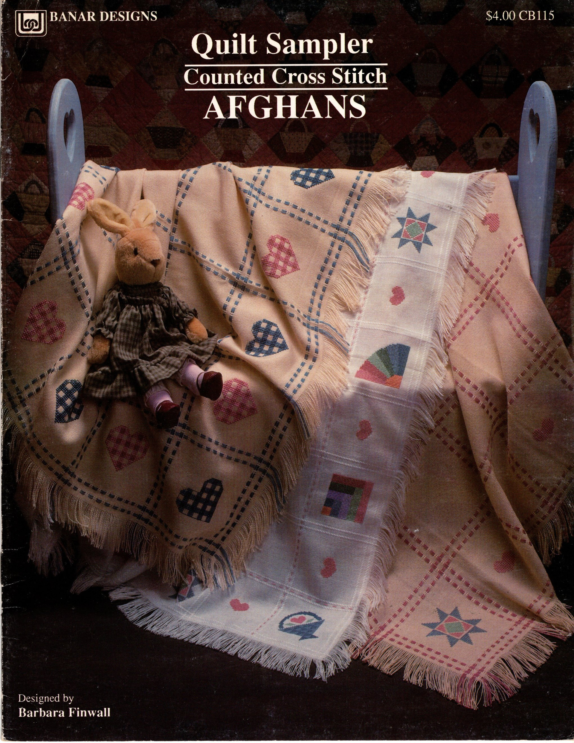 Banar Designs QUILT SAMPLER Counted Cross Stitch AFGHANS