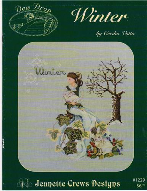 Jeanette Crews Dew Drop Winter counted cross stitch booklet. Cecilia Votta.