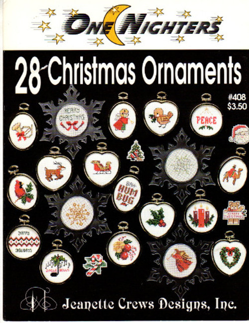 One Nighters 28 CHRISTMAS ORNAMENTS (used)