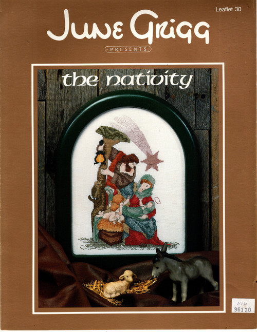 June Grigg Designs The Nativity counted Cross Stitch Pattern leaflet June Grigg Designs The Nativity counted Cross Stitch Pattern leaflet