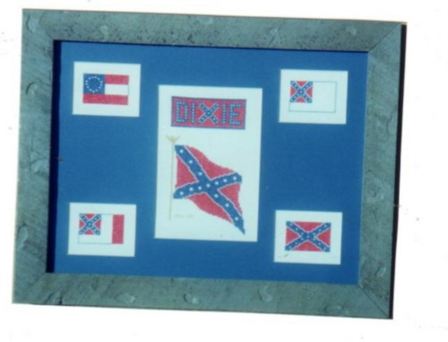 Designs from Redbone Valley CONFEDERATE FLAG Margaret K Carlson