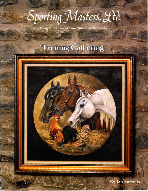 Sporting Masters Ltd. Evening Gathering counted cross stitch and needlepoint leaflet. Jan Sorrells. Sporting Masters Ltd. Evening Gathering counted cross stitch and needlepoint leaflet. Jan Sorrells.