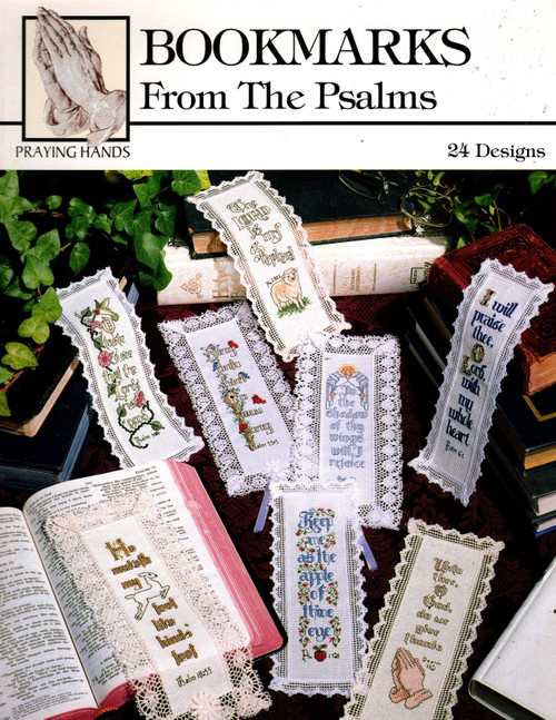 Praying Hands Bookmarks from the Psalms Counted Cross Stitch Pattern booklet. Terrie Lee Steinmeyer. 24 designs, 10 pages Praying Hands Bookmarks from the Psalms Counted Cross Stitch Pattern booklet. Terrie Lee Steinmeyer. 24 designs, 10 pages