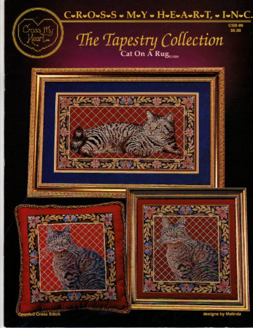 Cross My Heart THE TAPESTRY COLLECTION Cat on a Rug