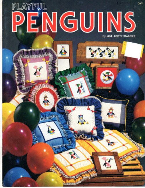 Jane Arlyn Crabtree Playful Penguins counted cross stitch booklet. Skiing Penguin, Cowboy Penguin, Cooking Penguin, Dancing Penguins, Swimming Penguin, Sledding Penguin, Sailing Penguin Jane Arlyn Crabtree Playful Penguins counted cross stitch booklet. Skiing Penguin, Cowboy Penguin, Cooking Penguin, Dancing Penguins, Swimming Penguin, Sledding Penguin, Sailing Penguin