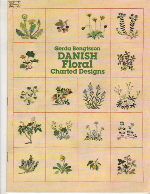 Dover DANISH FLORAL CHARTED DESIGNS  Gerda Bengtsson