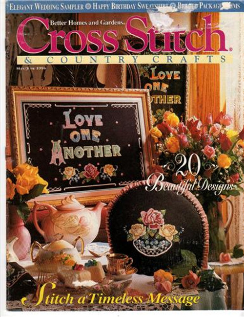 CROSS STITCH & COUNTRY CRAFTS MAGAZINE May/June 1994