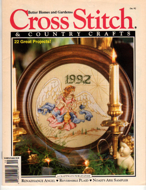 Cross Stitch and Country Crafts Magazine December 1992 Cross Stitch Pattern magazine. Santa's Little Helpers, Noah's Voyage, American Barns Collector Series Pennsylvania Barn, Country Grace, Toy Soldier and Ballerina, Christmas Sprite Cross Stitch and Country Crafts Magazine December 1992 Cross Stitch Pattern magazine. Santa's Little Helpers, Noah's Voyage, American Barns Collector Series Pennsylvania Barn, Country Grace, Toy Soldier and Ballerina, Christmas Sprite