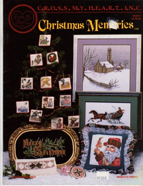 Cross My Heart Christmas Memories counted cross stitch booklet. Melinda. One Horse Open Sleigh, Antique Angel, Evening Service, Merry Christmas, Holly Day border, Holly Day Lid Cover, Corner Bell, Holly Day Bells, Santa, A Partridge in a Pear Tree, Two Turtle Doves, Three French Hens, Four Calling Birds, Five Golden Rings, Six Geese a Laying, Seven Swans A Swimming, Eight Maids a Milking, Nine Ladies Dancing, Ten Lords a Leaping, Eleven Pipers Piping, Twelve Drummers Drumming Cross My Heart Christmas Memories counted cross stitch booklet. Melinda. One Horse Open Sleigh, Antique Angel, Evening Service, Merry Christmas, Holly Day border, Holly Day Lid Cover, Corner Bell, Holly Day Bells, Santa, A Partridge in a Pear Tree, Two Turtle Doves, Three French Hens, Four Calling Birds, Five Golden Rings, Six Geese a Laying, Seven Swans A Swimming, Eight Maids a Milking, Nine Ladies Dancing, Ten Lords a Leaping, Eleven Pipers Piping, Twelve Drummers Drumming