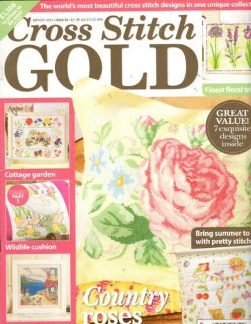 Issue #50 Cross Stitch Gold Magazine UK Sep/Oct 2015