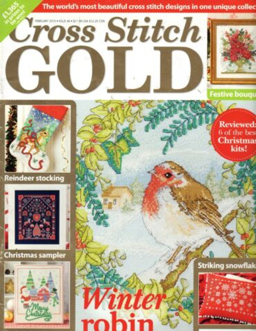 Issue #46 Cross Stitch Gold Magazine UK February 2015