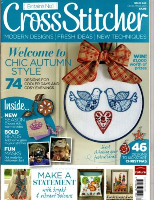 #244 CrossStitcher Magazine UK Christmas 2011