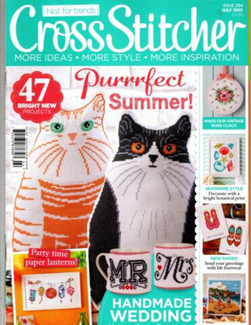 #294 CrossStitcher Magazine UK July 2015