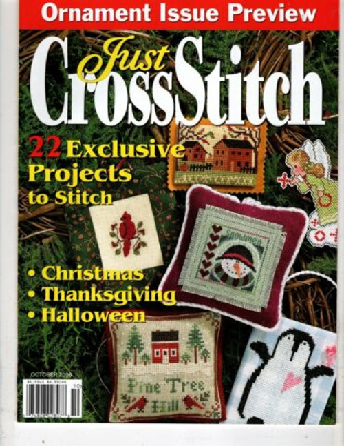 Just Cross Stitch Christmas Ornaments magazine 2006 Ornament Issue Preview.
