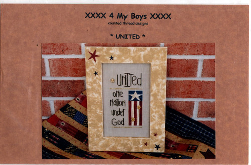 4 My Boys United counted Cross Stitch chartpack