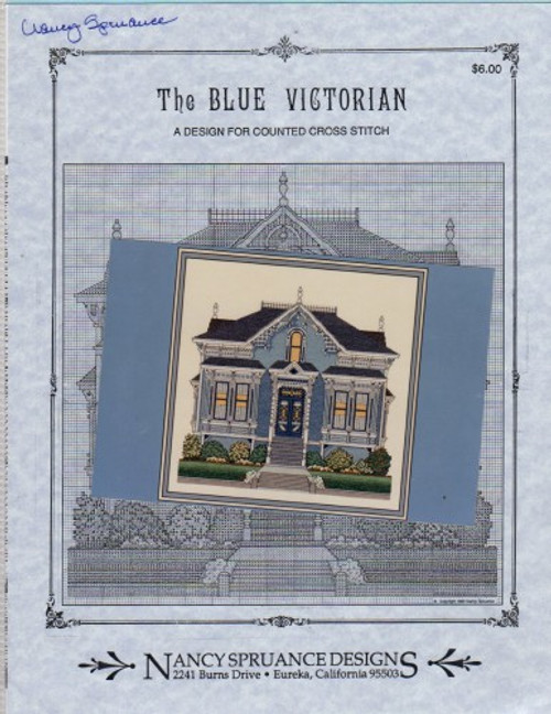 Nancy Spruance Designs THE BLUE VICTORIAN Signed by designer