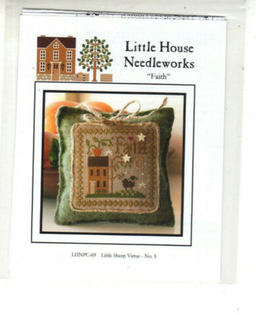 Little House Needleworks Faith Little Sheep Virtues 5 cross stitch chartpack