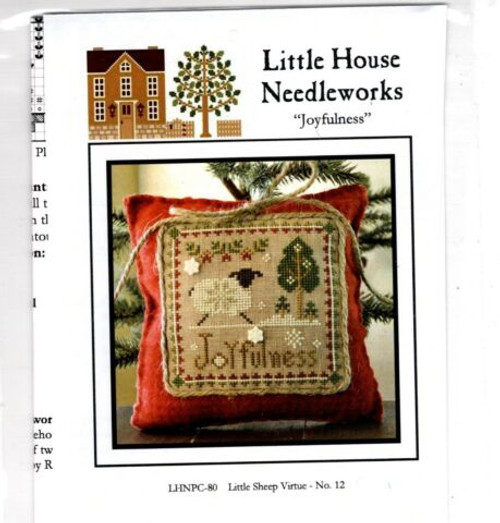Little House Needleworks Joyfulness Little Sheep Virtues 12 cross stitch chartpack