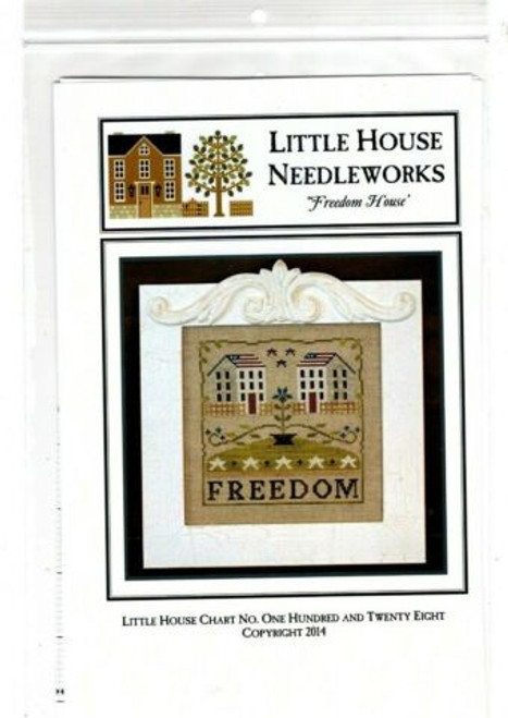 Little House Needleworks Freedom House cross stitch chartpack