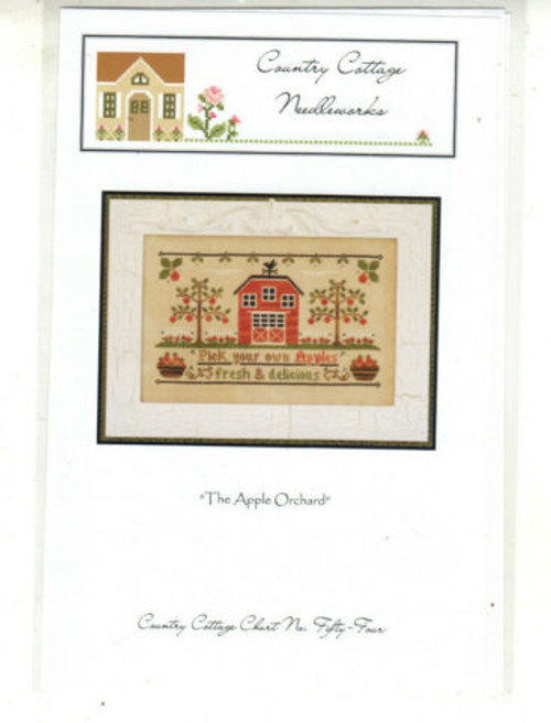 Country Cottage Needleworks The Apple Orchard counted cross stitch chartpack