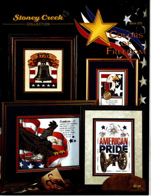 Stoney Creek Colors of Freedom Counted cross stitch pattern booklet.