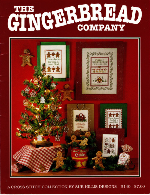 Sue Hillis Designs The Gingerbread Company cross stitch booklet.