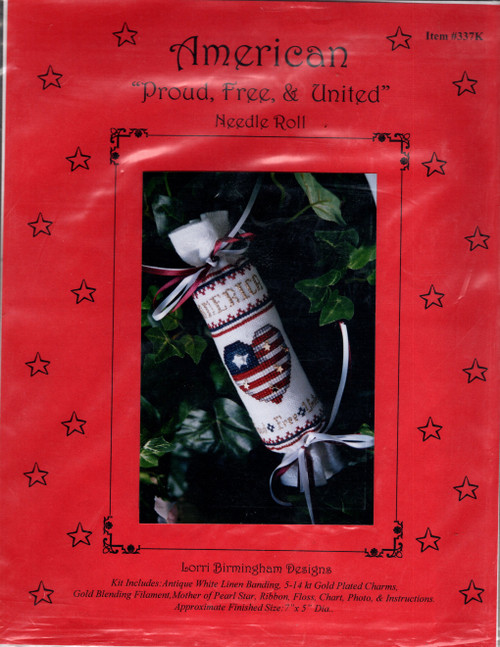 Lorri Birmingham Designs American Proud Free and United counted cross stitch kit