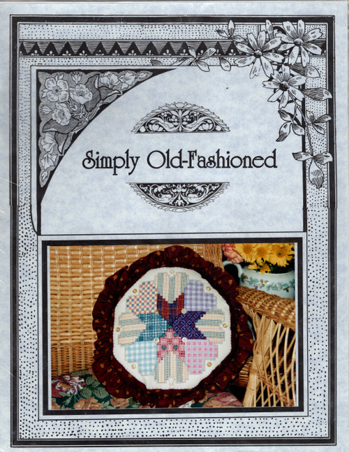 Simply Old-Fashioned Potpourri of Hearts counted Cross Stitch Pattern chartpack. Donna J Heidler