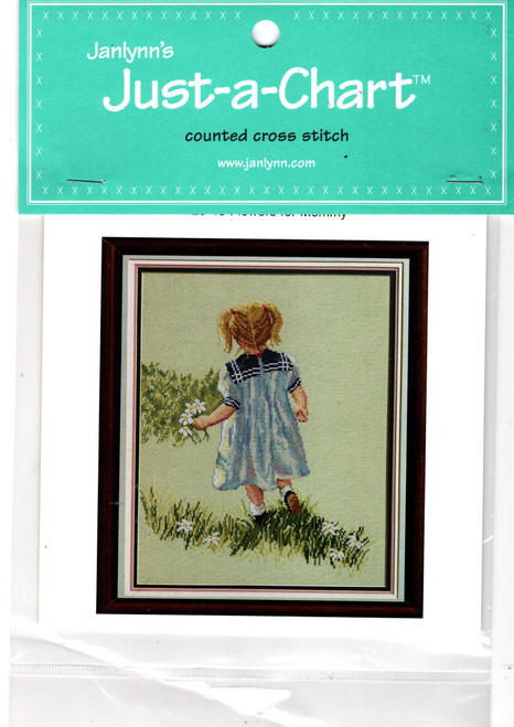 Janlynn Flowers for Mommy Just A Chart counted cross stitch chartpack. Nancy Cole.