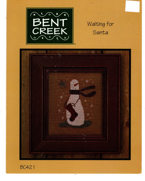 Bent Creek Waiting for Santa counted cross stitch pattern leaflet Bent Creek Waiting for Santa counted cross stitch pattern leaflet
