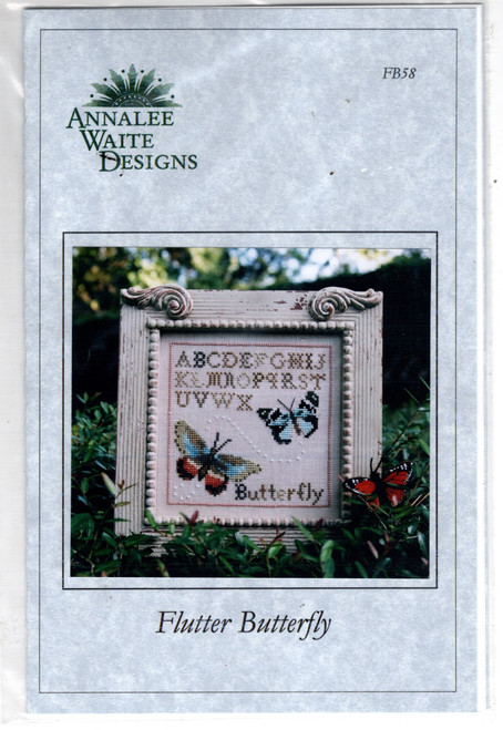 Annalee Waite Designs Flutter Butterfly counted cross stitch chartpack