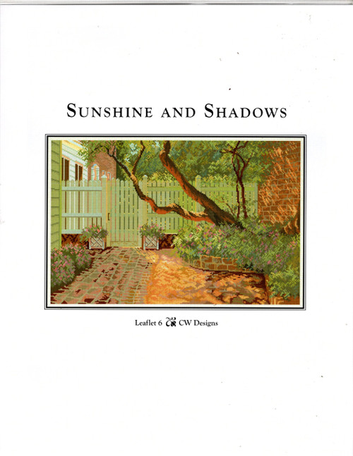 Barbara & Cheryl Sunshine and Shadows counted cross stitch pattern chartpack.