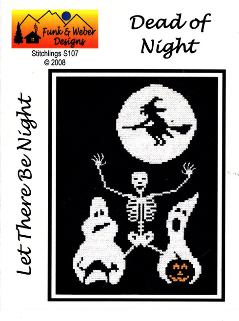 Funk and Weber Dead of Night counted cross stitch pattern booklet. Let There Be Night