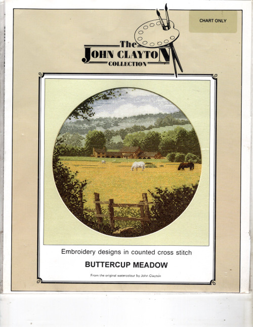 Heritage Stitchcraft Buttercup Meadow John Clayton counted cross stitch chartpack