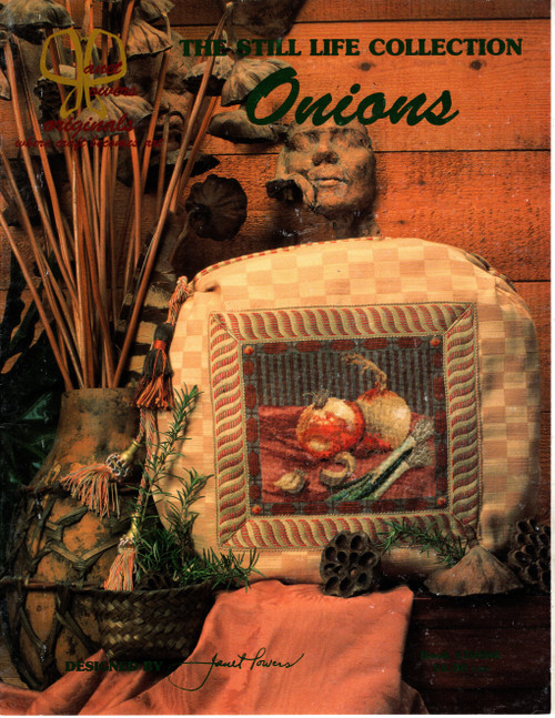 Janet Powers Originals Onions The Still Life Collection counted cross stitch leaflet