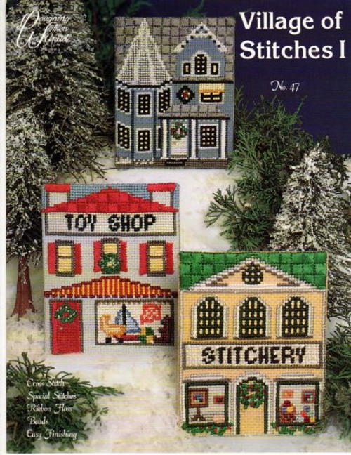 Designing Women Unltd Village of Stitches I counted cross stitch leaflet